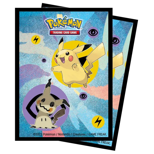 Ultra Pro Pikachu and Mimikyu 65ct Trading Card Deck Protector