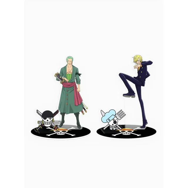 ABYstyle One Piece Brook and Chopper Acryl 4-in Figure Set | GameStop