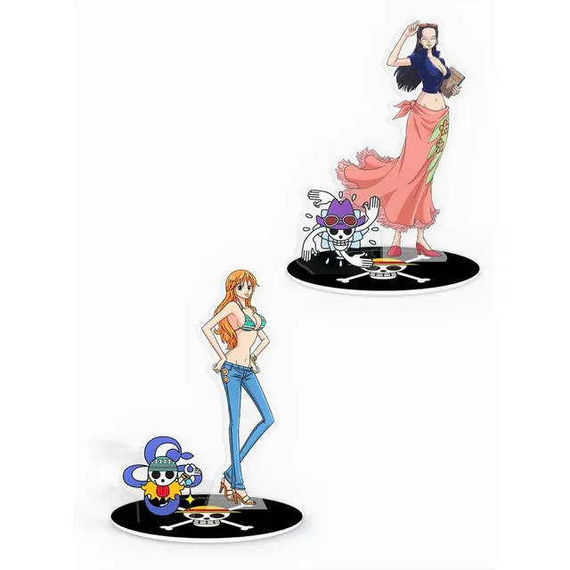 ABYstyle One Piece Brook and Chopper Acryl 4-in Figure Set | GameStop