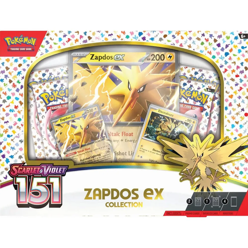 Pokemon TCG - Scarlet & Violet: 151 Zapdos ex Collection