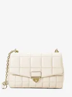 Très grand sac à épaule SoHo en cuir matelassé