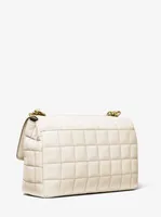 Très grand sac à épaule SoHo en cuir matelassé