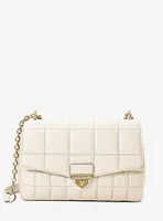 Très grand sac à épaule SoHo en cuir matelassé