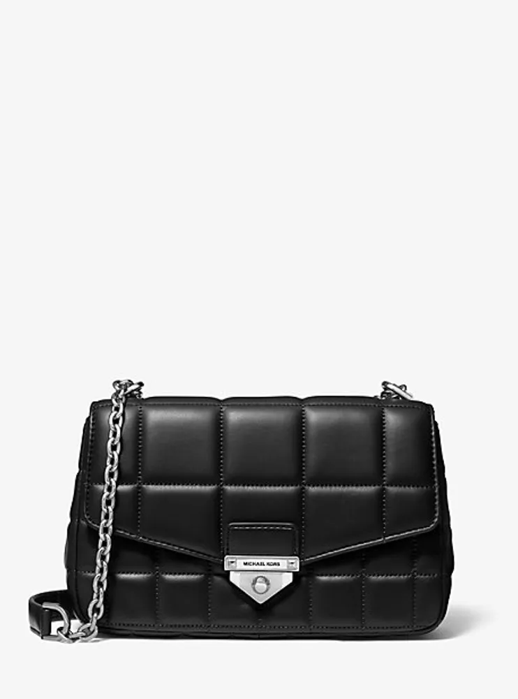 SoHo Large Quilted Leather Shoulder Bag