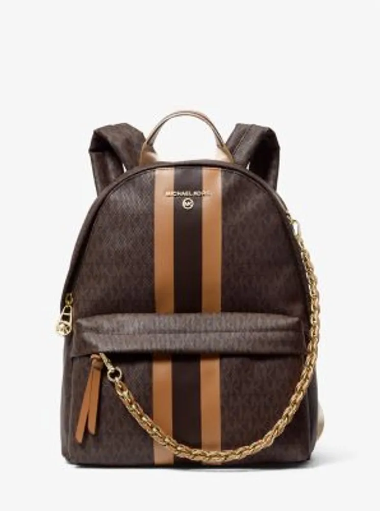 Slater Medium Logo Stripe Backpack