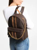 Slater Medium Logo Stripe Backpack