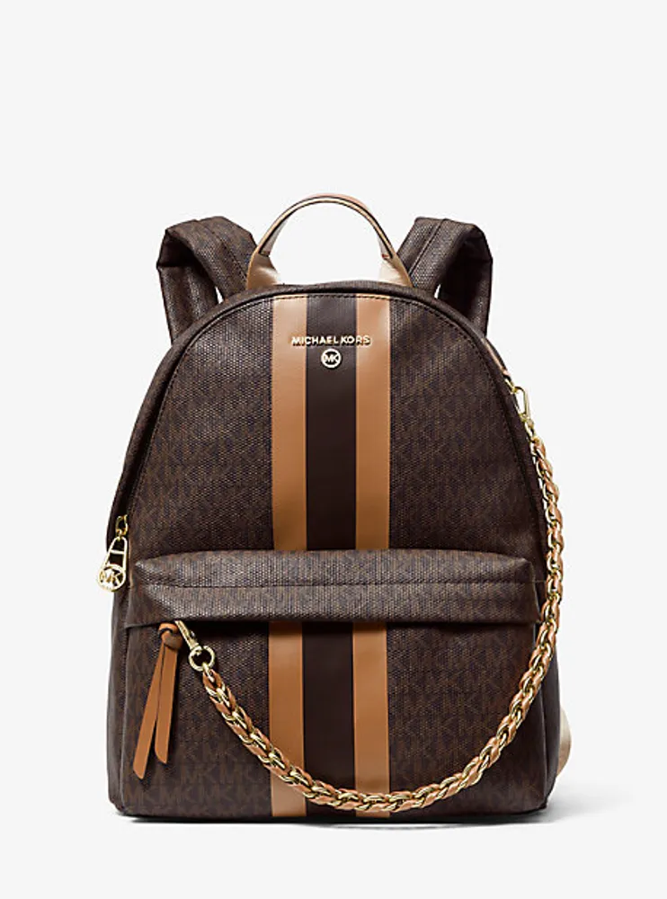 Slater Medium Logo Stripe Backpack