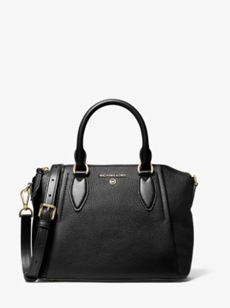 Sienna Medium Pebbled Leather Satchel