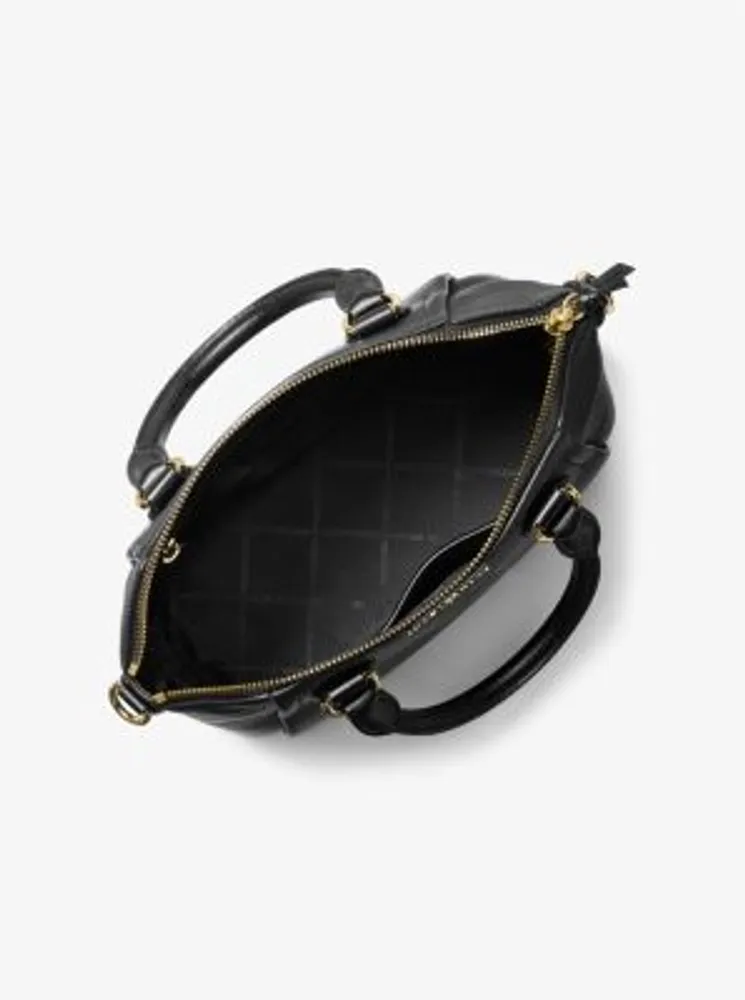 Sienna Medium Pebbled Leather Satchel