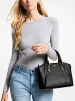 Sienna Medium Pebbled Leather Satchel