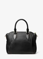 Sienna Medium Pebbled Leather Satchel
