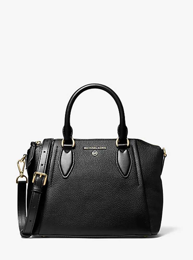Sienna Medium Pebbled Leather Satchel