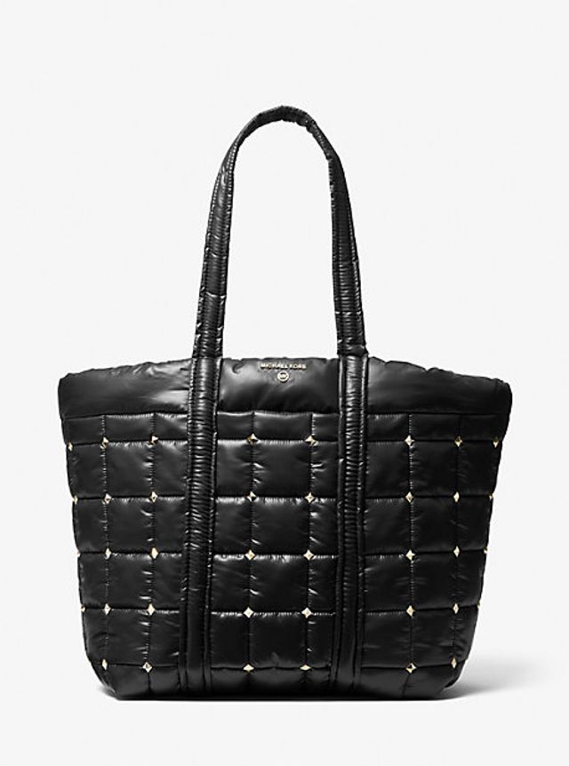 Michael Kors Stirling Extra-Large Studded Quilted Recycled Polyester Tote  Bag | Metropolis at Metrotown