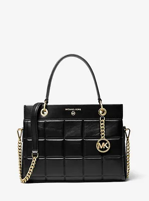 Susan Medium Quilted Leather Satchel