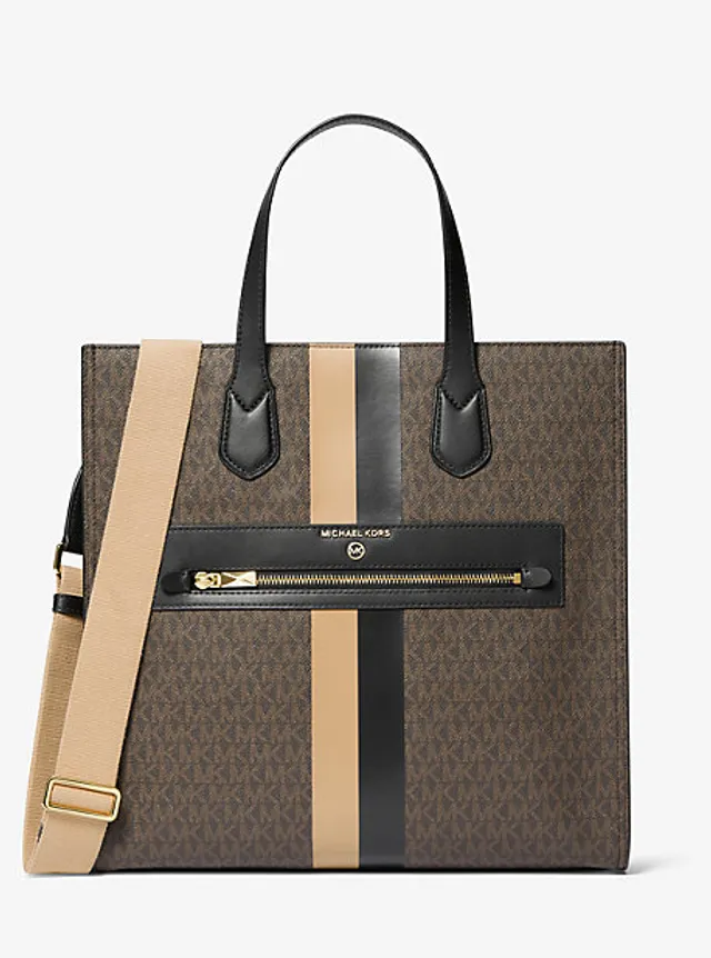 Michael Kors Edith Signature Logo Large Open Tote Bag