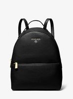 Valerie Medium Pebbled Leather Backpack