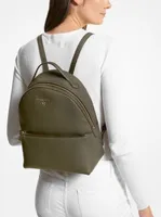 Sac à dos Valerie de taille moyenne en cuir grain