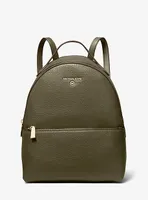 Sac à dos Valerie de taille moyenne en cuir grain
