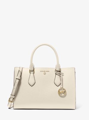 Michael Kors Valerie Medium Pebbled Leather Satchel | Metropolis at  Metrotown