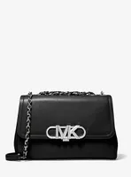 Très grand sac à épaule Parker en cuir