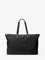 Grand sac fourre-tout Jet Set Travel 2-en-1 en gabardine de nylon