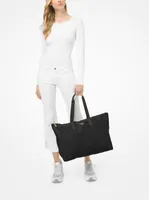 Jet Set Travel Large 2-in-1 Nylon Gabardine Tote Bag