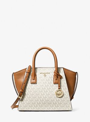 Avril Logo Top-Zip Satchel