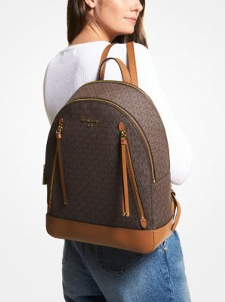 Brooklyn Large Pebbled Leather Backpack