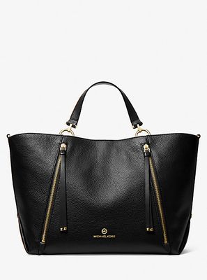 Michael Kors Brooklyn Large Pebbled Leather Tote Bag | Metropolis at  Metrotown