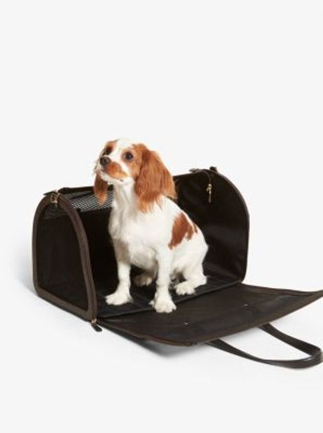 Michael Kors Small Logo Stripe Pet Travel Carrier | Metropolis at Metrotown