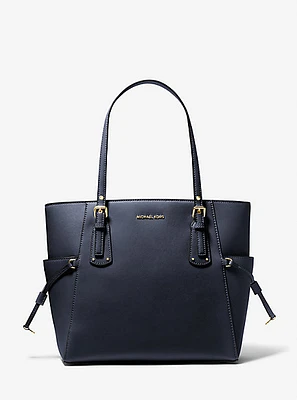 Voyager Small Saffiano Leather Tote Bag