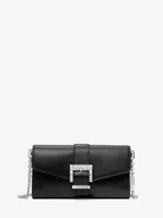 Pochette Penelope de taille moyenne en cuir