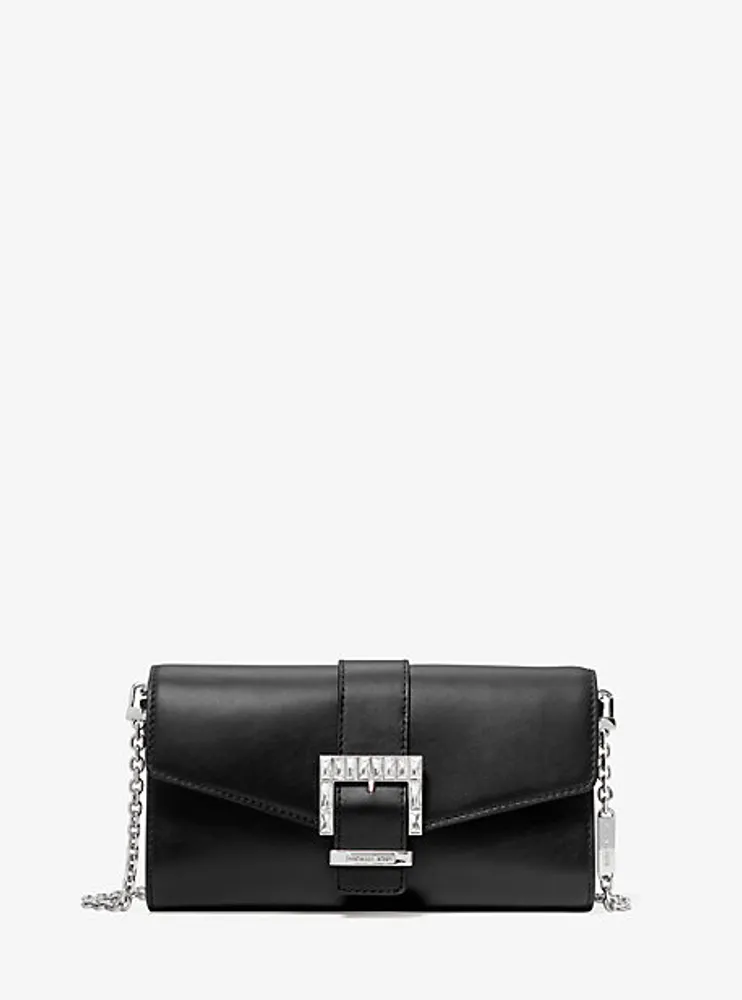 Pochette Penelope de taille moyenne en cuir