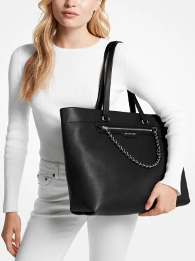 Michael Kors: Emilia Large Pebble Leather Tote Bag Beige - NEW – Prime  Consign