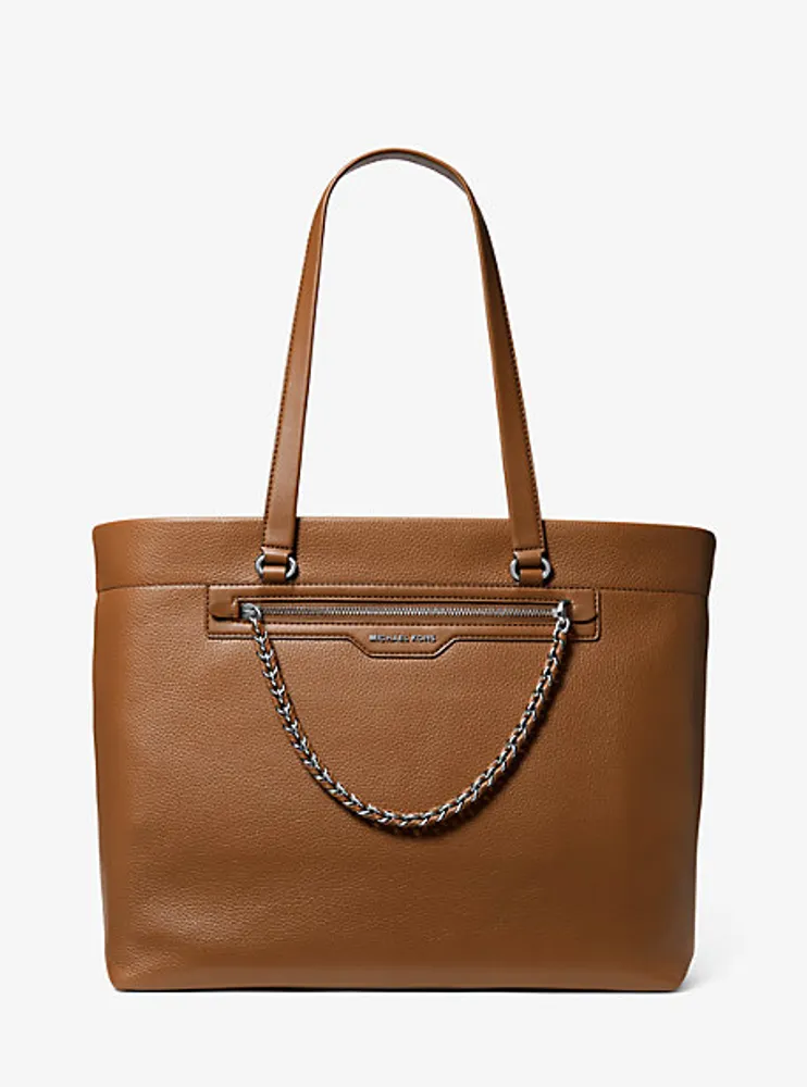 Slater Large Pebbled Leather Tote Bag