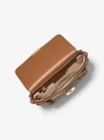 Bradshaw Medium Logo and Leather Messenger Bag