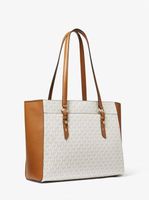 Sullivan Large Logo and Leather Tote Bag