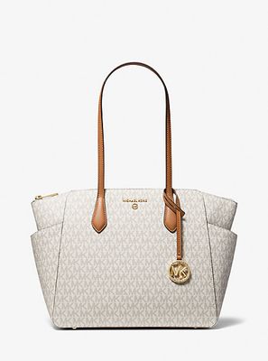 Westley Small Pebbled Leather Chain-link Tote Bag