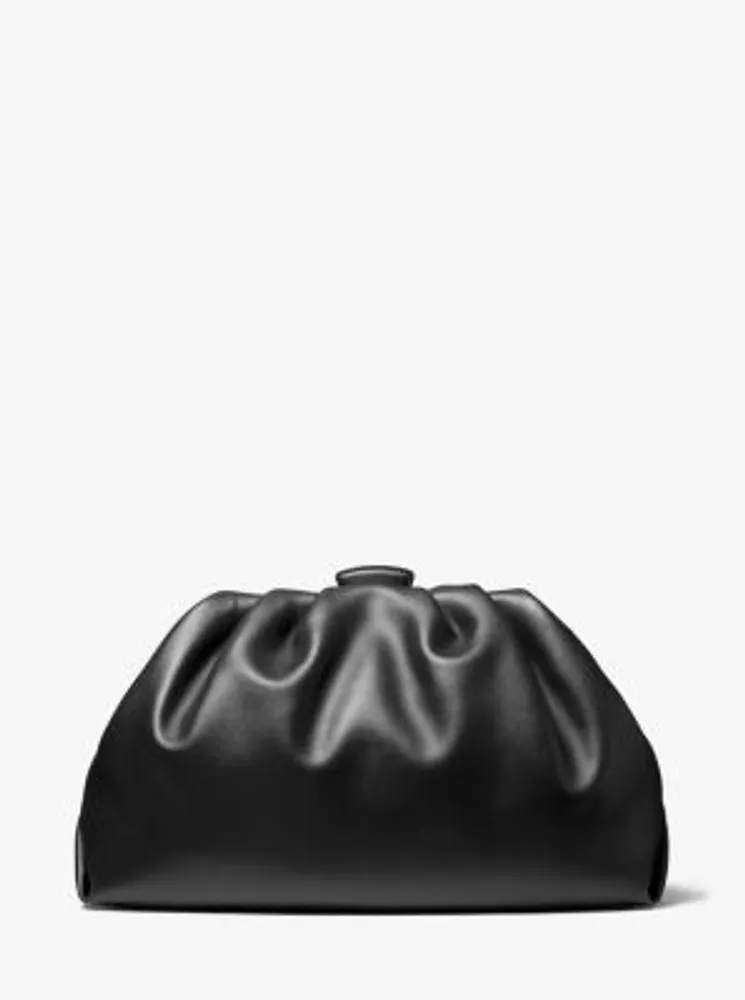 Nola Extra-Large Faux Leather Clutch