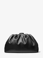 Nola Extra-Large Faux Leather Clutch