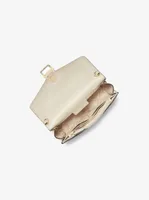 Penelope Medium Metallic Faux Leather Clutch