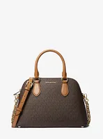 Veronica Medium Logo Dome Satchel