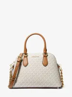 Veronica Medium Logo Dome Satchel