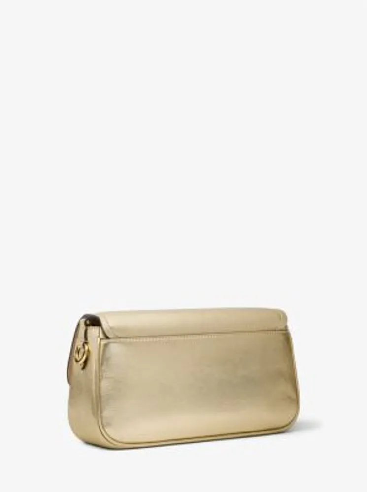 Parker Medium Metallic Leather Shoulder Bag