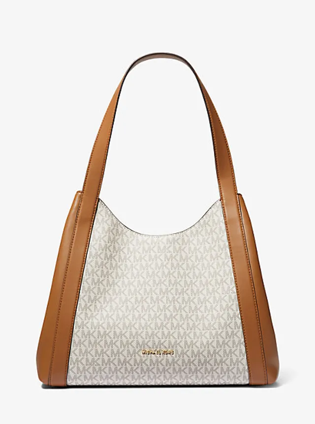 Michael Kors Westley Small Pebbled Leather chain-link Tote Bag