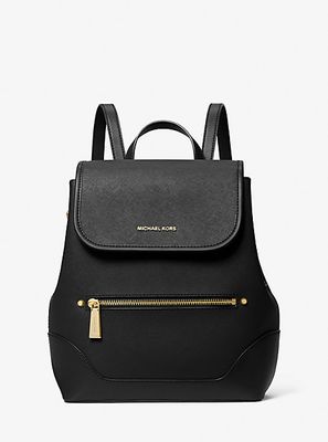 Michael Kors Harrison Medium Saffiano Leather Backpack | Metropolis at  Metrotown