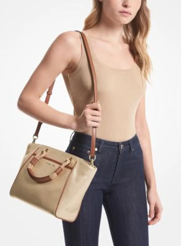 MICHAEL Michael Kors Talia canvas tote bag - ShopStyle