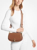 Mila Medium Leather Messenger Bag