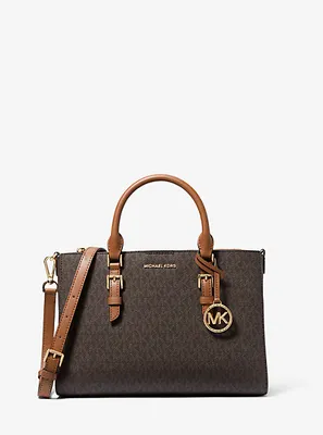 Sally Medium 2-in-1 Logo and Faux Leather Satchel