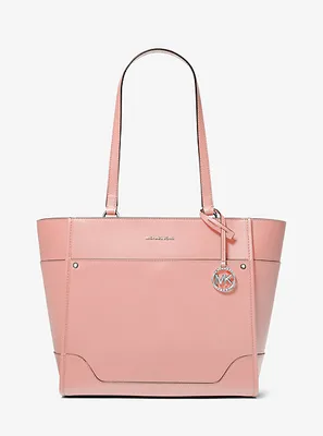 Michael Kors Edith Large Soft Pink Saffiano Leather Open Top Shoulder